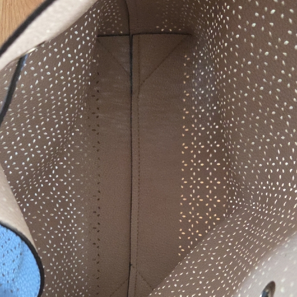 Guess Light Blue Perforated Shoulder Bag - Picture 2 of 3